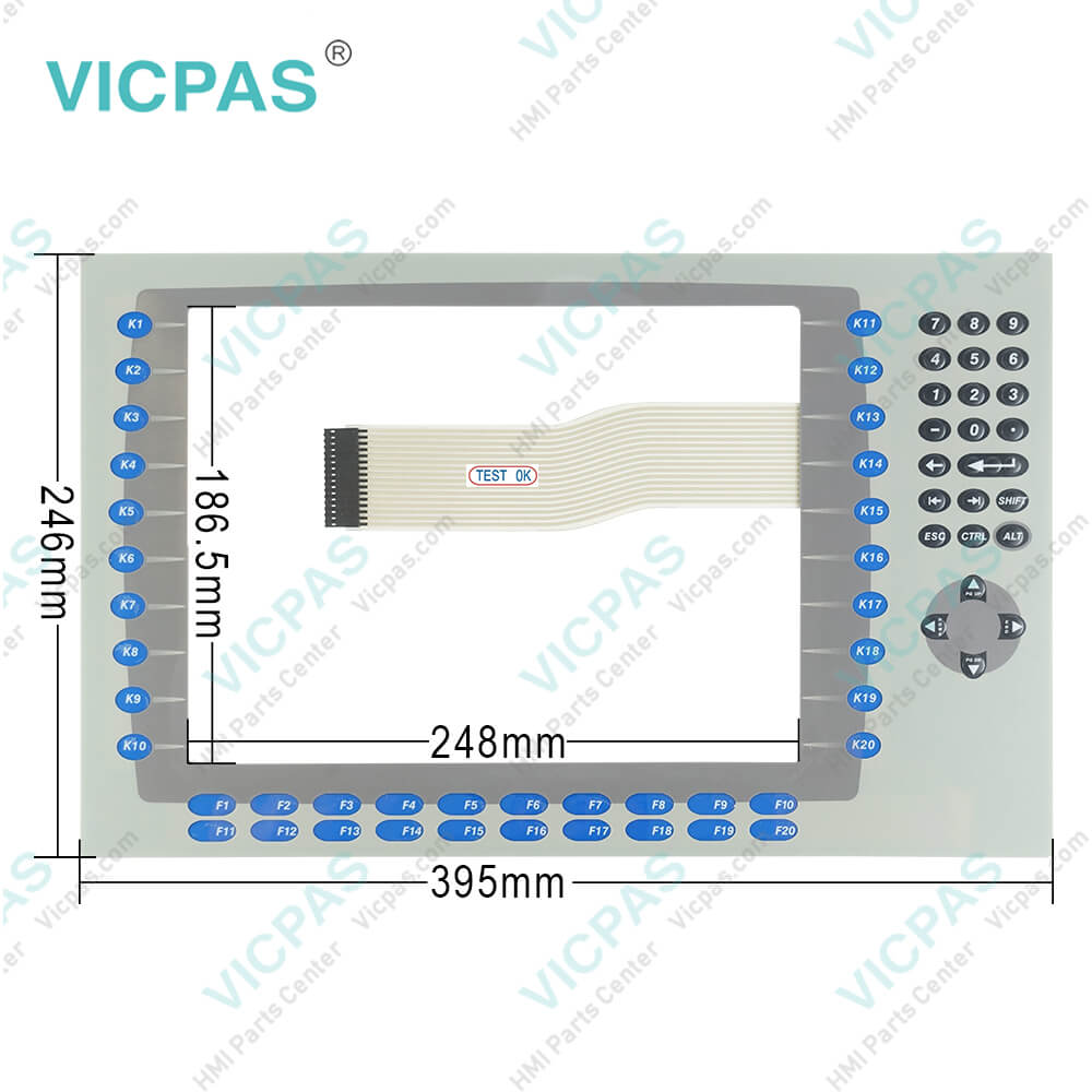 Allen Bradley 2711P-B12 Membrane Keypad