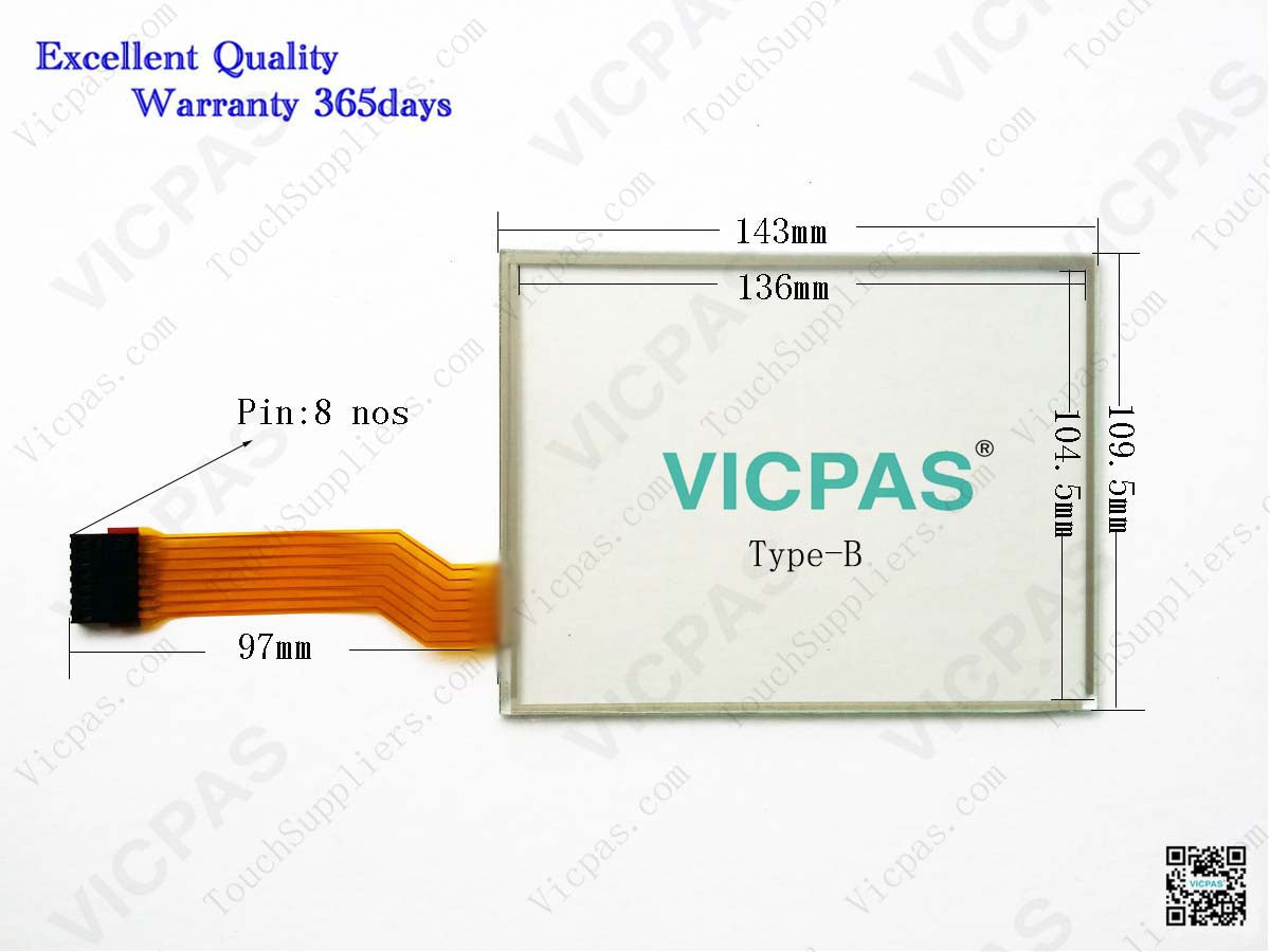 Allen Bradley 2711P-B7 Touch Glass Type B