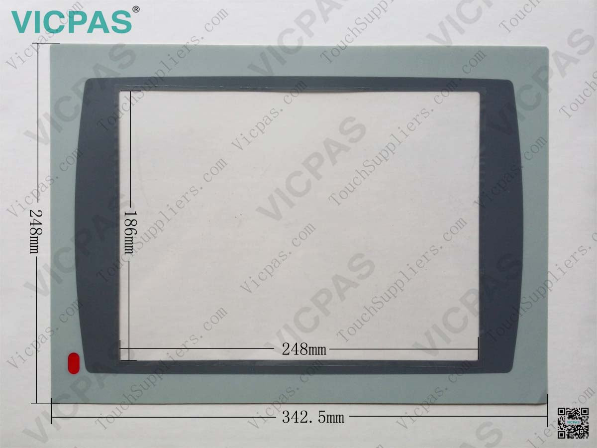 Allen Bradley 2711P-RDT12 Front Overlay
