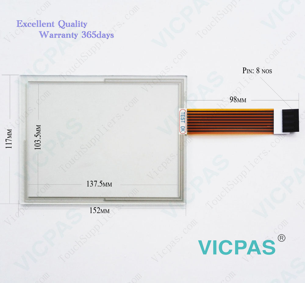 Allen Bradley 2711P-T7 Touch Glass Type A