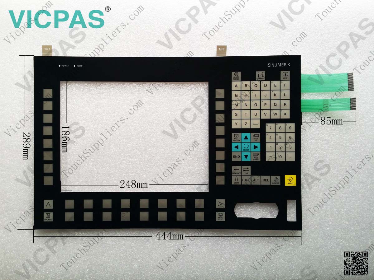 Siemens 6FC5203-0AF02-0AA1 Membrane Keypad