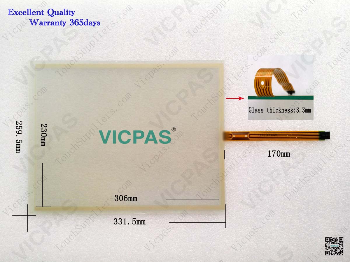 Siemens 6FC5203-0AF08-0AB0 Touch Glass