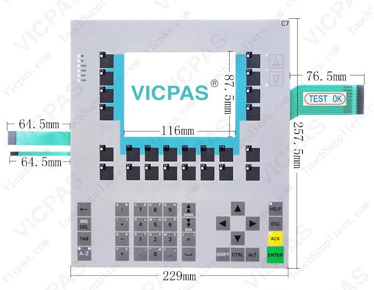 Siemens C7-635 Membrane Keypad
