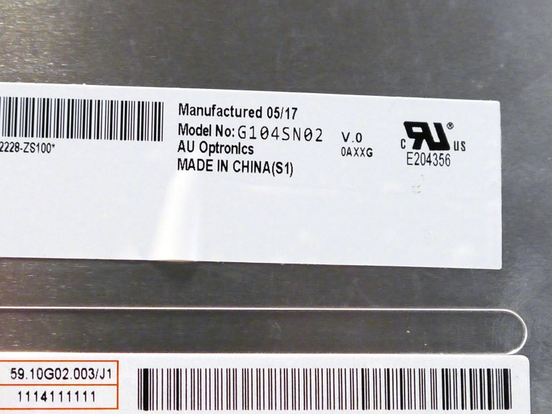 AU Optronics G104SN02 V.0