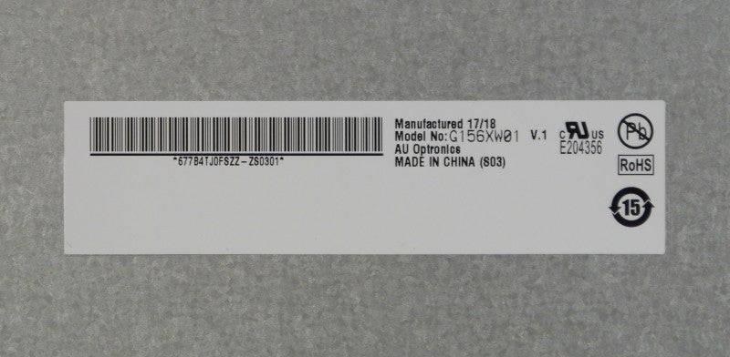 AU Optronics G156XW01 V1