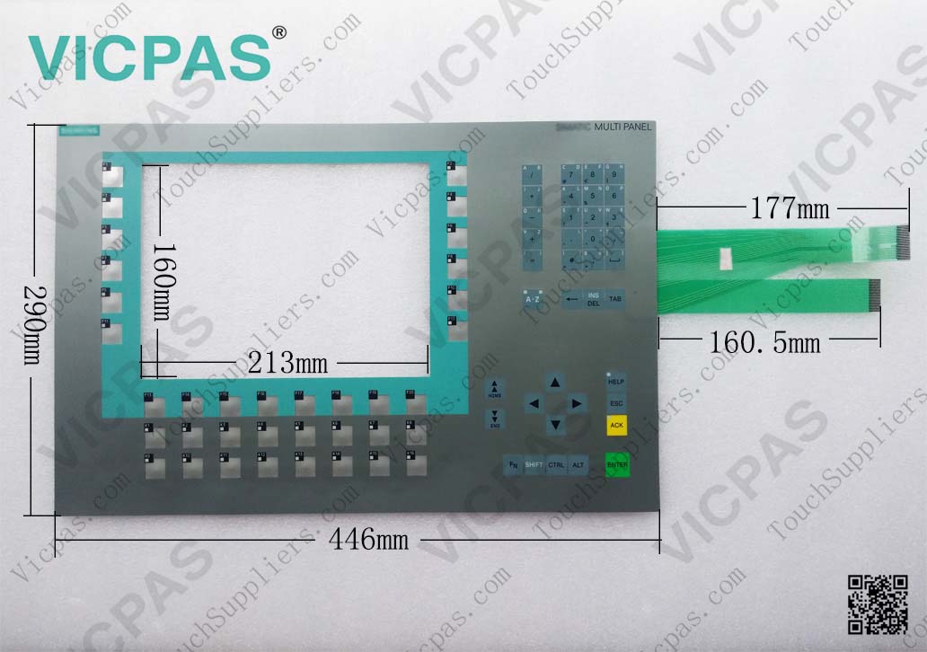 Siemens MP277 Simatic 10" Membrane Keypad