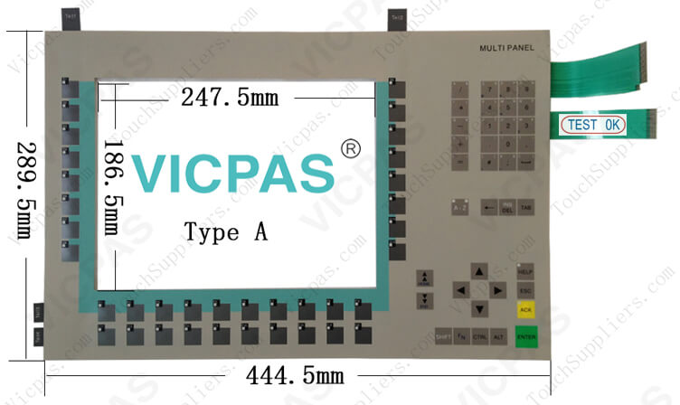 Siemens MP370 12" Membrane Keypad Type A