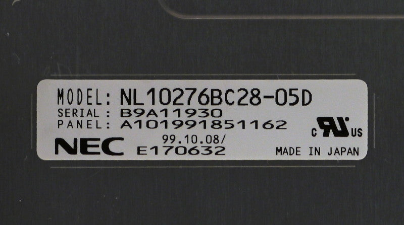 NEC NL10276BC28-05D