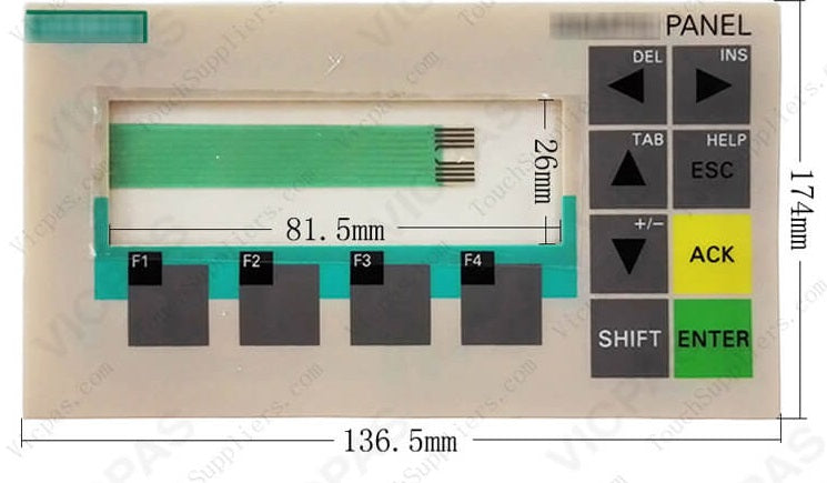 Siemens OP73 Membrane Keypad