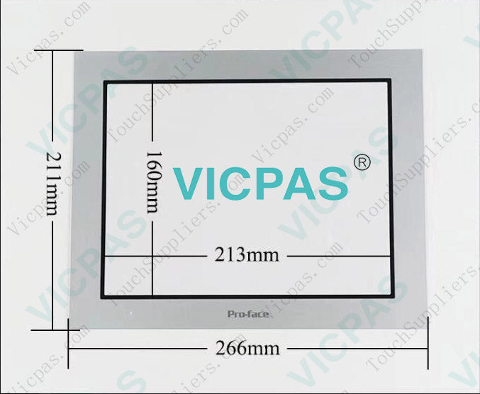 Pro-face PFXGP4501TAD Front Overlay