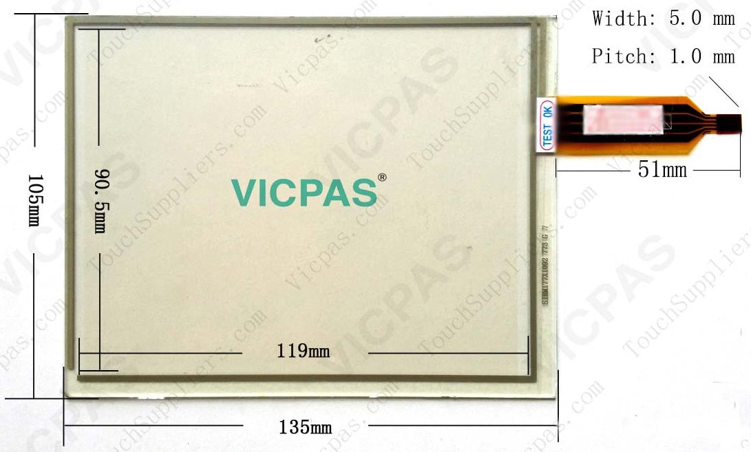 Siemens TP 070 Touch Glass