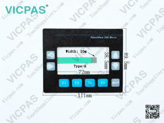 Allen Bradley 2711-M3A18L1 Membrane Keypad Type A
