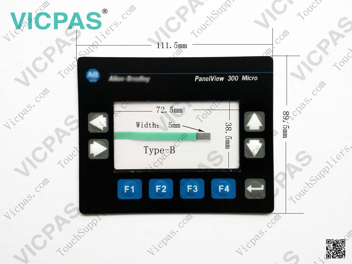 Allen Bradley 2711-M3A18L1 Membrane Keypad Type B