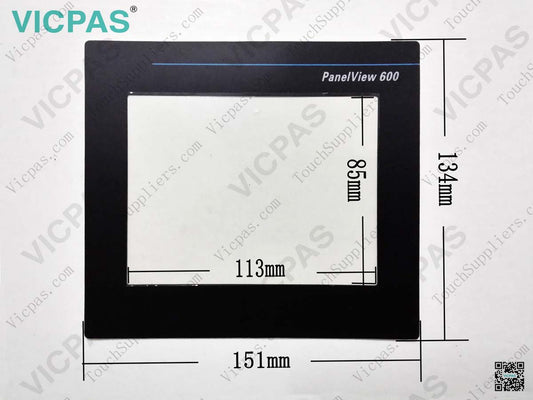 Allen Bradley 2711-T6 Front Overlay