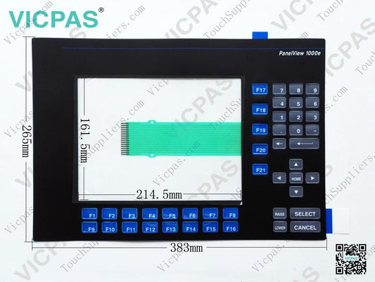 Allen Bradley 2711E-K10 Membrane Keypad