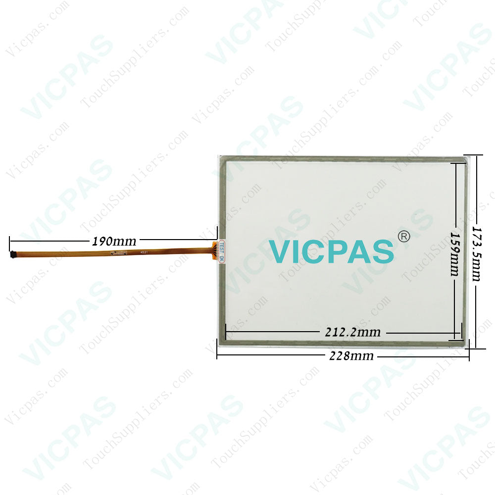 Vicpas 2711P-T10C22D9P Touch Glass