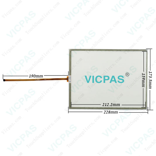 Vicpas 2711P-T10C22D9P Touch Glass