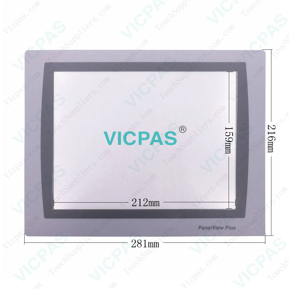 Allen Bradley 2711P-T10C21D8S Front Overlay