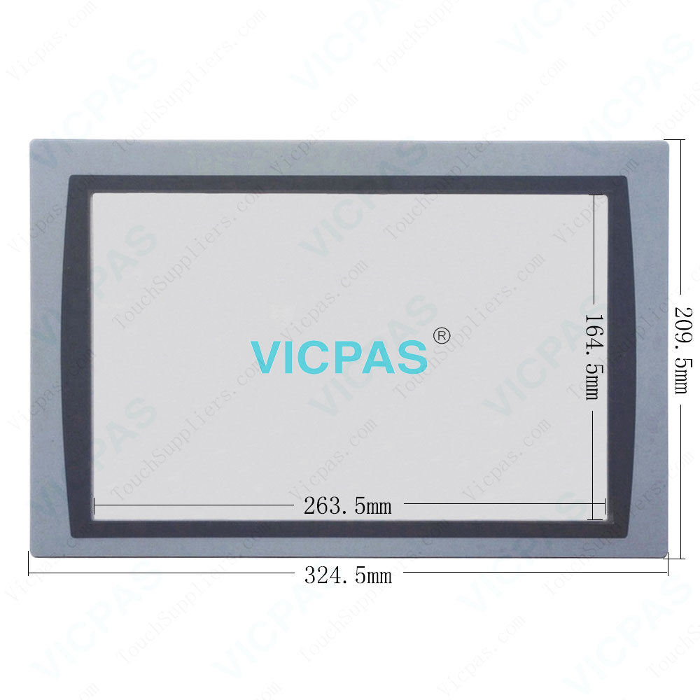 Allen Bradley 2711P-T12W22D9P Front Overlay