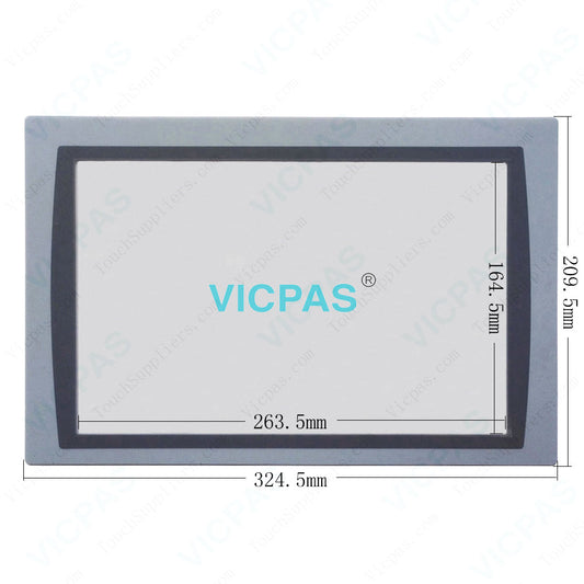 Allen Bradley 2711P-T12W22D9P Front Overlay