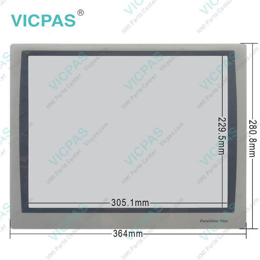 Allen Bradley 2711P-T15C22A9P Front Overlay
