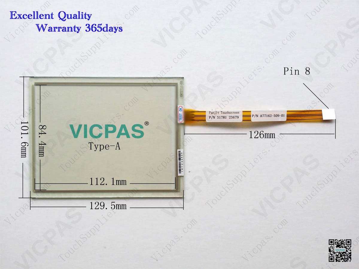 Allen Bradley 2711P-T6 Touch Glass Type A