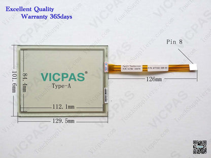 Allen Bradley 2711P-T6 Touch Glass Type A
