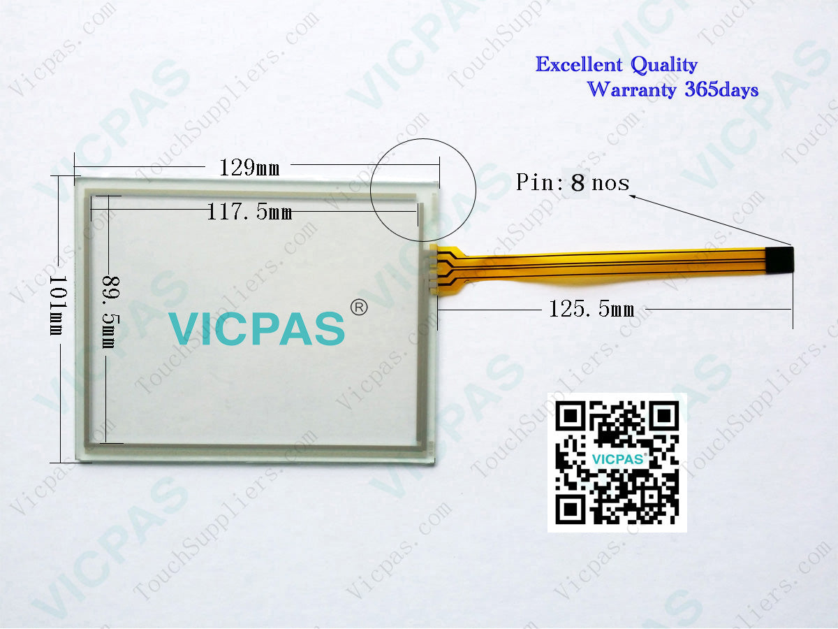 Allen Bradley 2711PC-T6C20D Touch Glass