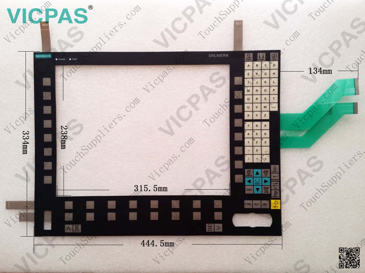 Siemens 6FC5203-0AF08-0AB0 Membrane Keypad