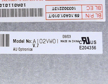 AU Optronics A102VW01 V.7