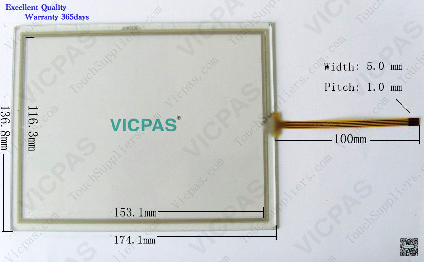 Siemens A5E00481320 Touch Glass