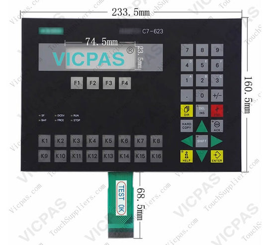 Siemens C7-623 Membrane Keypad