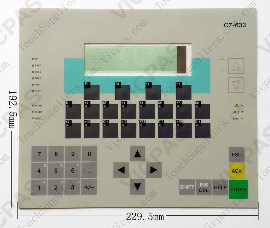 Siemens C7-633 Membrane Keypad
