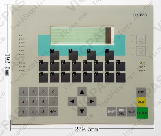 Siemens C7-633 Membrane Keypad