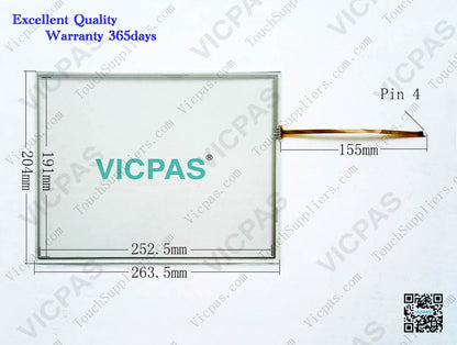 Vicpas ETOP312 Touch Glass
