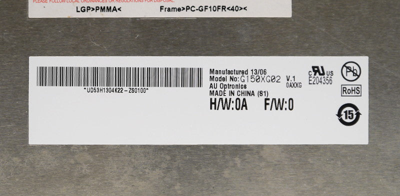 AU Optronics G150XG02 V1
