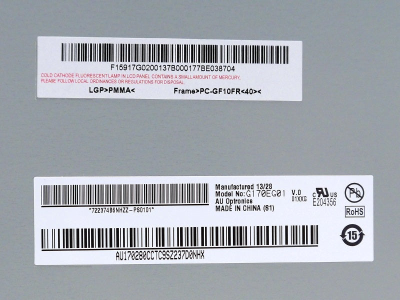 AU Optronics G170EG01 V.0