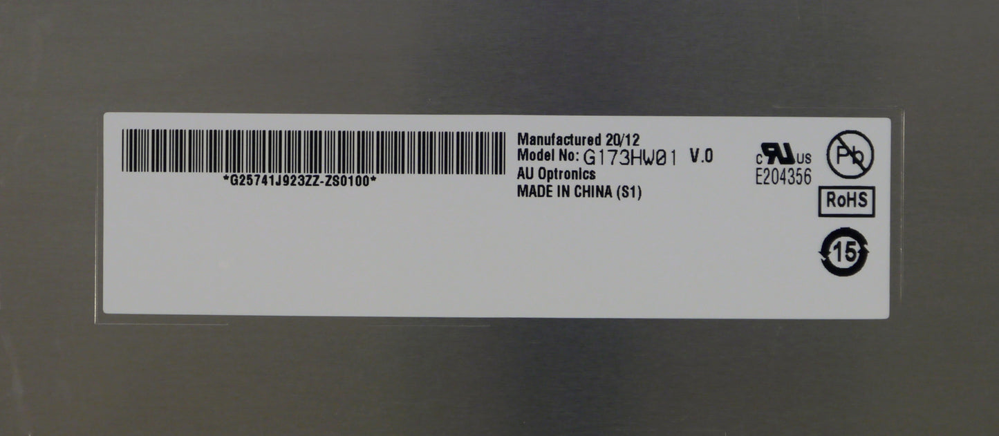 AU Optronics G173HW01 V0