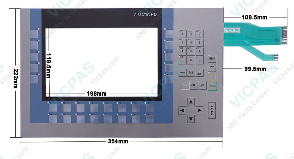 Siemens KP900 Membrane Keypad
