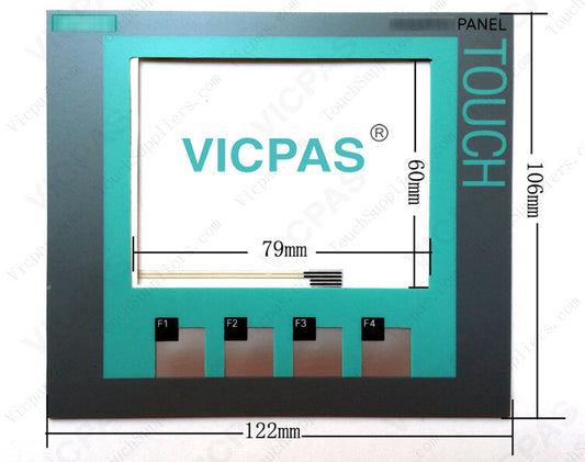 Siemens KTP400 Basic Mono Membrane Keypad