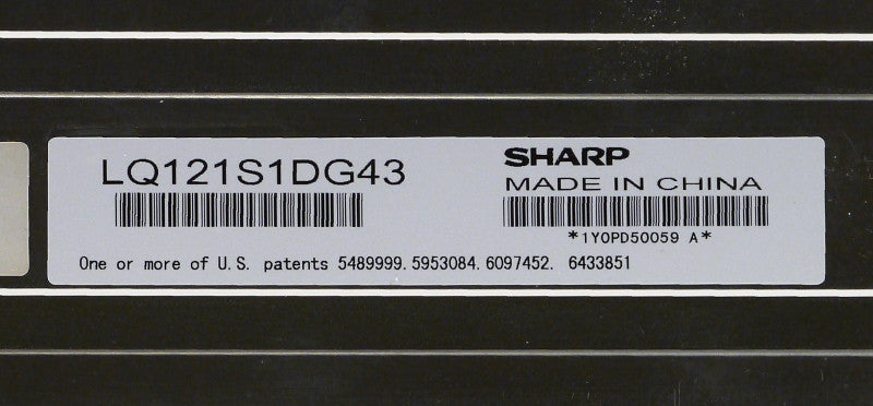 Sharp LQ121S1DG43