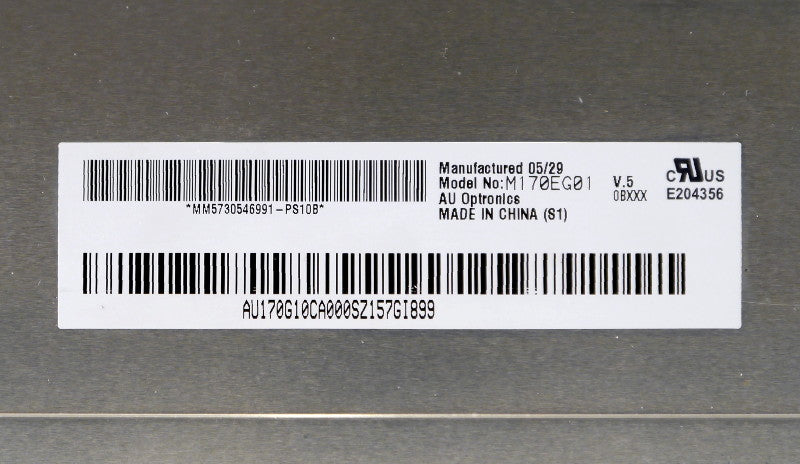 AU Optronics M170EG01 V.5