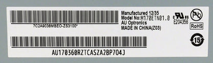 AU Optronics M170ETN01.0