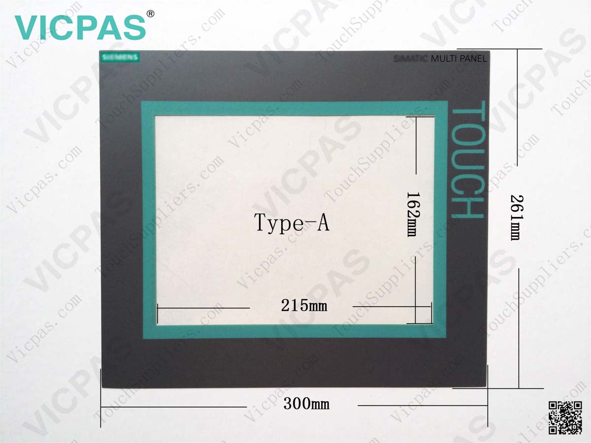 Siemens MP277 Simatic 10" Front Overlay Type A