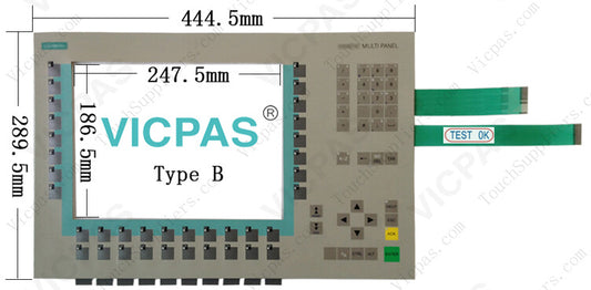 Siemens MP370 12" Membrane Keypad Type B