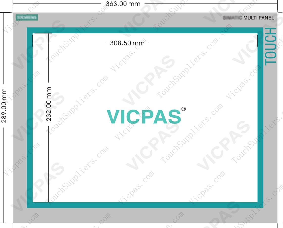 Siemens MP370 15" Front Overlay