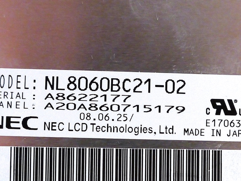 NEC NL8060BC21-02