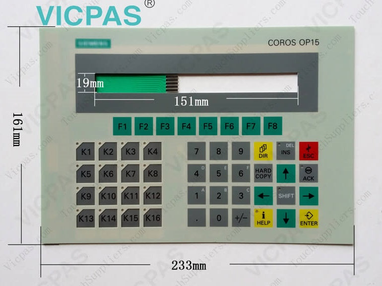Siemens OP15 Membrane Keypad Type B