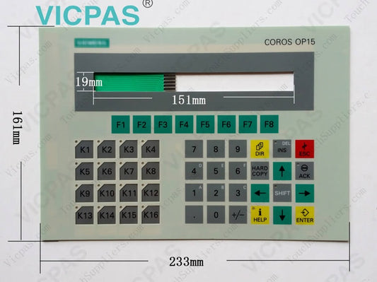 Siemens OP15 Membrane Keypad Type B