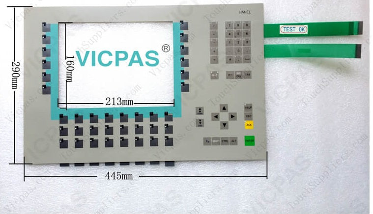 Siemens OP270 10" Membrane Keypad